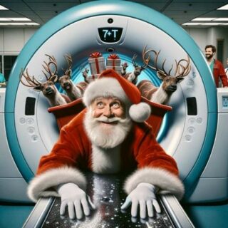 Towards entry "Christmas Lecture – How did Santa get in and out of the MRI scanner?"