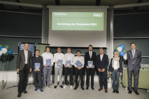 The Ohm Prize winners 2024 - Friedrich-Alexander-Universität Erlangen-Nürnberg Department Physik Absolventenfeier Physik 16.05.2025 ©Giulia Iannicelli