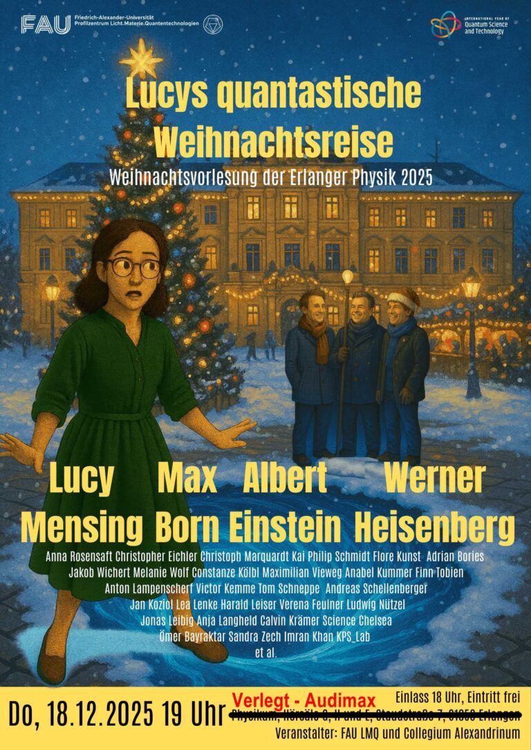 Lucys quantastische Weihnachtsreise – Physics Christmas Lecture 2025 (Audimax! + Livestream)